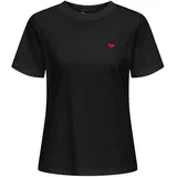 Jdy JDYPISA S/S PRINT TOP JRS NOOS Schwarz XS