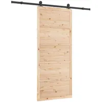 vidaXL Schiebetür rechts 100 x 208 cm braun