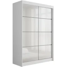altdecor Schiebetürenschrank PEKA3 120 x 215 x 61 cm Weiß