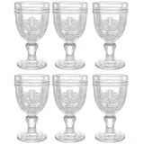 Butlers VICTORIAN 6x Weingläser 230ml Gläser 6 ct