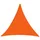 Karat Sonnensegel Wasserabweisend - Wasserabweisendes Orange 3 x 3 x 3 m