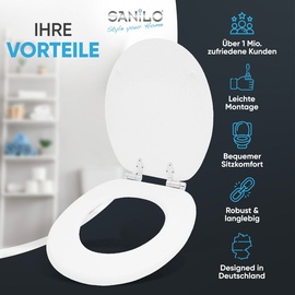 Sanilo WC-Sitz »Basic«, mit Absenkautomatik, weiß