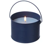 MARELIDA Duftkerze CITRONELLA - Outdoor Echtwachskerze im Metalleimer -