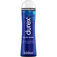 DUREX Play Feel Gleitgel – Wasserbasiertes Gleitmittel für angenehme Gleitfähigkeit, sanft & 100 ml