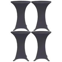 deluke Stehtischhusse AMAU Anthrazit Ø 70 cm 4er Set
