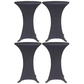 deluke Stehtischhusse AMAU Anthrazit Ø 70 cm 4er Set