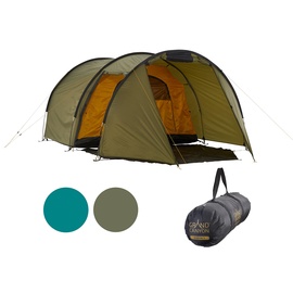 Grand Canyon Robson 3 Personen, Zelt Familien Camping Leicht Vorraum Farbe: Capulet Olive