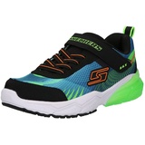 Skechers Herren THERMOFLUX 2.0 KODRON Sneakers,Sports Shoes, Blue & Lime Textile/Black & Orange Trim, 33 EU - 33 EU