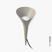 Faro BARCELONA Leaf Spießleuchte grau Gartenstrahler Design IP44,