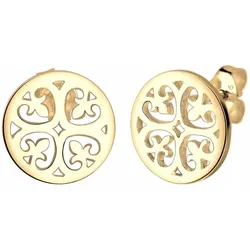 Elli Ornament Orientalisch Filigran 925 Silber goldfarben Damen 