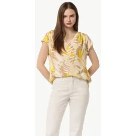 Comma, Blusenshirt mit All-Over-Print Gelb 34