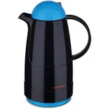 Rotpunkt Christine 200, electric kingfisher Thermokanne Schwarz, Blau