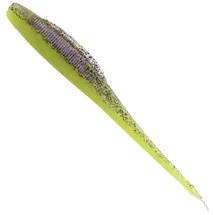 Zeck - Angelköder, Kunstköder, Gummifisch - BA Shaky Stick 10cm - Purple Chartreuse | 7 STK.