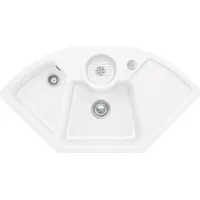 Villeroy & Boch V&B Eckspüle Solo Eck m Abl.garn,