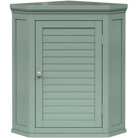 Teamson Home Eck Wandschrank Abnehmbar Salbeigrün Lamellentür