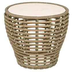 Kaffeetisch / Beistelltisch Basket - Tischplatte und Gestellfarbe im unteren Bereich wählbar