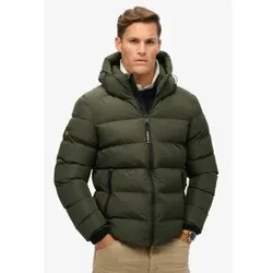Superdry für Herren. M5011905A Sportjacke grün (XXL), Lässig, Recyceltes Polyester, Nachhaltig