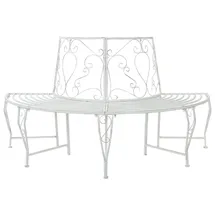 vidaXL Baumbank 160 x 80 x 89 cm Antik Weiß