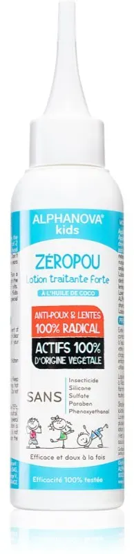 Alphanova Zero lice Milch gegen Läuse und Nissen 100 ml