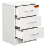 CASARIA Nachtschrank Eloise 54 x 39 x 28 cm Weiß