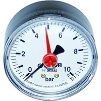 CALEFFI Kunststoff Manometer 1/4 Zoll 0-10 bar Wasser Ø