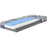 Hn8 Schlafsysteme Hn8 7-Zonen Komfortschaummatratze mit integriertem Gelschaum-Topper "OCEAN CLEAN KS" 80 x 200 cm,