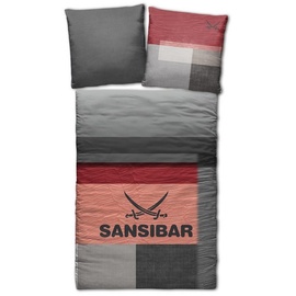 Sansibar Bettwäsche SANSIBAR Satin (BL 135x200 cm) - rot