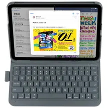 DEQSTER Slim Pro Keyboard für iPad, iPad Air, iPad Pro Schwarz