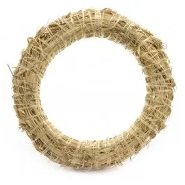 E+N Deko Strohkranz 50cm Naturmaterial