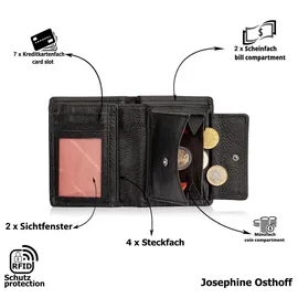Josephine Osthoff Handtaschen-Manufaktur Josephine Osthoff Geldbörse schwarz