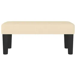 vidaXL Sitzbank Creme 70x30x30 cm Stoff