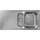 Hansgrohe S44 1,5 Becken rechts Einbauspüle Edelstahl Handbetätigung 1000 x 500 mm