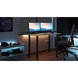 Möbelsystem Schreibtisch Gamingtisch Braun