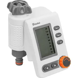 Bewässerungscomputer Bewässerungstimer Wasserzeitschaltuhr Bewässerungsuhr WHITE LINE BRADAS 2822