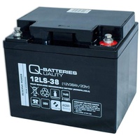 Q-Batteries 12LS-38 12V 38Ah Blei-Vlies-Akku / AGM VRLA mit