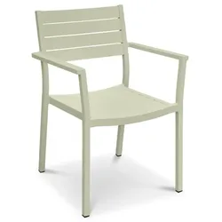Stapelstuhl Amica, Aluminium Grün Pistazie