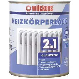 Wilckens Heizkörperlack 2in1 Weiß glänzend 0,75 l