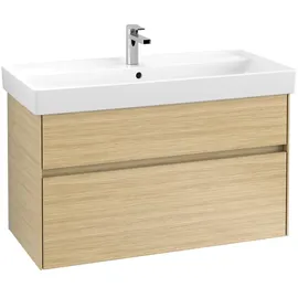 Villeroy & Boch Collaro Waschbeckenunterschrank 96 x 55 cm Nordic Oak