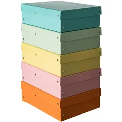 Falken 22001960 PURE Box Pastell DIN A4, Füllhöhe 100 mm - Farben pastell sort.