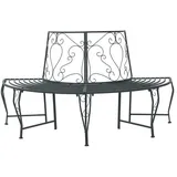 vidaXL Baumbank 160 x 80 x 89 cm Grau