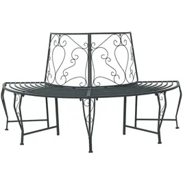 vidaXL Baumbank 160 x 80 x 89 cm Grau