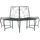 vidaXL Baumbank 160 x 80 x 89 cm Grau