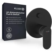 Kludi X1 Einhandwannenmischer Schwarz Matt