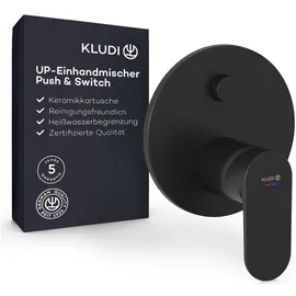 Kludi X1 Einhandwannenmischer Schwarz Matt