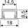 L&S Dual Color LED Unterbauleuchte Länge 372 mm, Leuchte warmweiß/neutralweiß