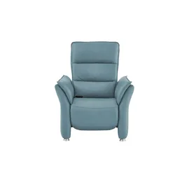 Hukla Sessel Corina Leder 92 x 112 x 90 cm Blau elektrisch