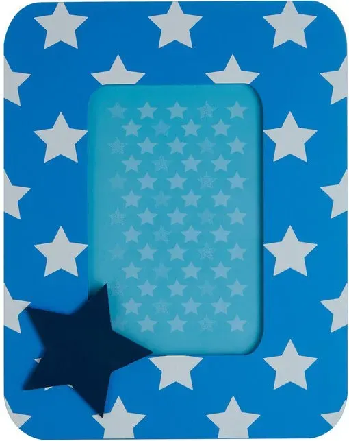 Premier Housewares Premier Kids Sternenmuster-Bilderrahmen, personalisierbarer Bilderrahmen, Wohnzimmer-Bilderrahmen, moderner Einzelrahmen