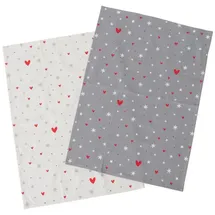 Boltze GRUPPE GmbH Geschirrtuch Küchentücher mit Muster ANELLA, 50 x 70 cm, 2er-Set, 2er-Set