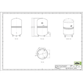 Reflex 6 bar 500 l Grau
