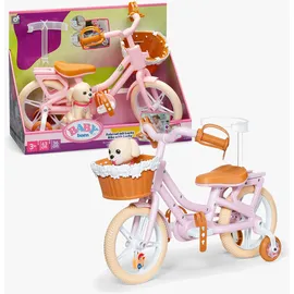 mga zapf creation Baby Born Fahrrad mit Lucky (43 cm)